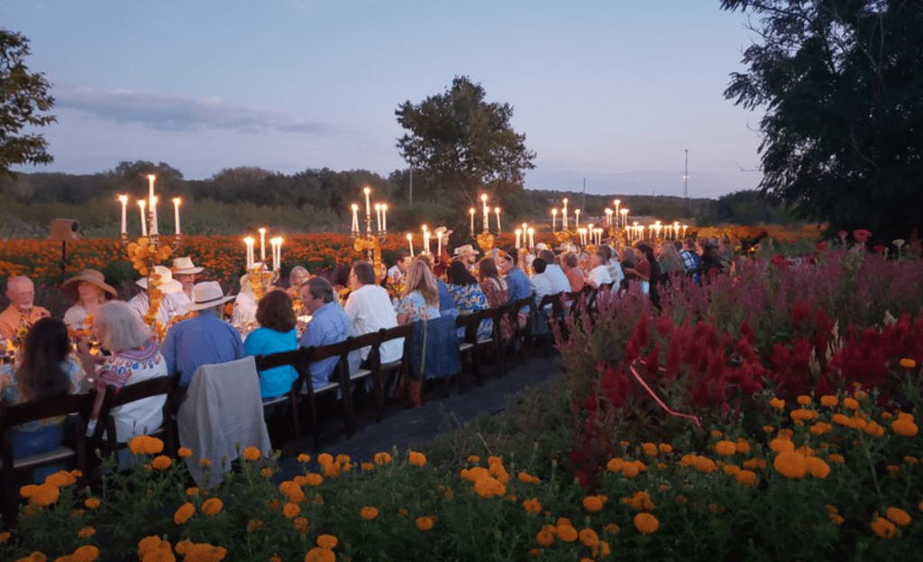 Farm to Vase table for American Grown